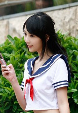 韩国大学生甜甜养眼mm学生情趣制服写真图片