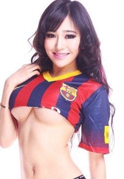 亚洲个人写真摄影吴沐熙-性感足球宝贝写真集