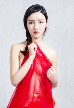 专业模特美女郭婉婷婉约红菱高清mm写真集