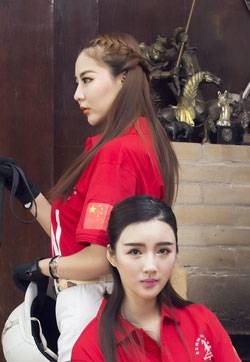 专业模特美女郭婉婷优雅骑手高清mm写真集