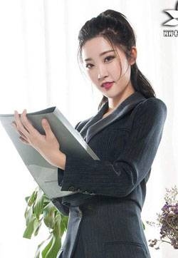 零零后小美女模特Mode腿模筱筱黑丝OL高清妹子写真集