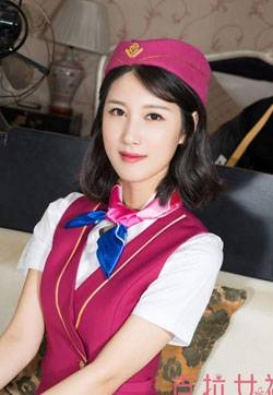 最新精品美女模特王睿头等舱服务高清空姐mm写真集