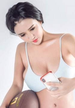 美女台湾嫩模白一晗超级碗女郎2高清写真集