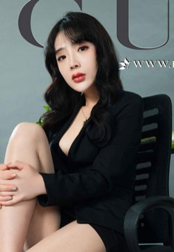 腿模赵蕊长腿高跟OL女郎网络丽人写真集