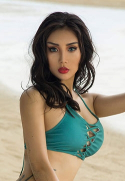 美女极品美軳人美女尤菲儿沙滩纹身女郎高清写真集