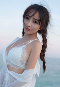 最模特陶喜乐_lele沙滩网袜外拍系列高清美女写真集