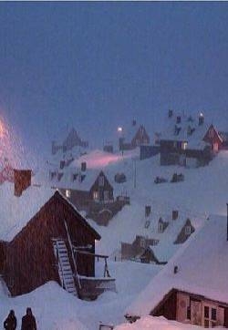 唯美浪漫小村庄雪景高清图片