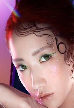 高清女明星孟美岐王者荣耀英雄仿妆图片