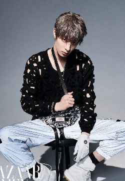 高清中国内地男星木子洋黑色系酷帅写真图片