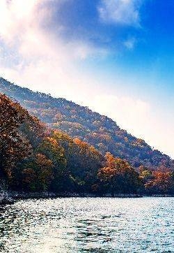 辽宁本溪关门山水库风景桌面壁纸下载