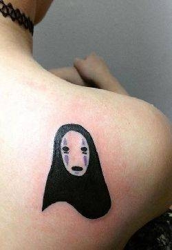 日本鬼怪纹身男生背部日本鬼怪纹身图片