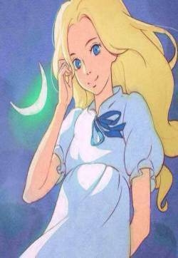 卡通手绘女生头像图片