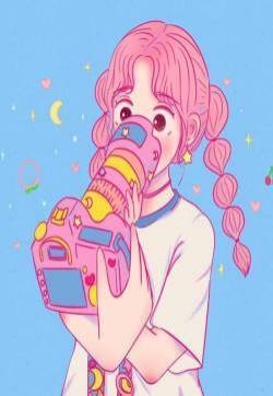 卡通女生头像图片
