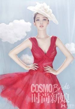 蒋梦婕唯美百变造型 婚纱唯美大片