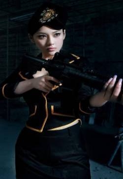 性感明星美女张馨予高清制服诱惑写真