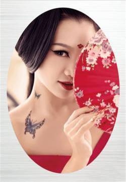 古典中国风 红衣古装气质美女性感妖艳写真诱惑