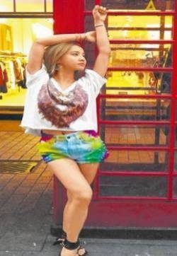 蔡依林伦敦进修晒美照图片 28天竟花81万