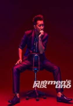 韩庚帅气登风度men’s uno杂志封面