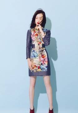 山河恋之美人无泪张檬时尚写真