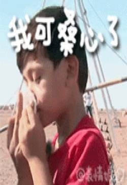 爸爸去哪儿3诺一表情包登场当当当当这颜艺随他爹