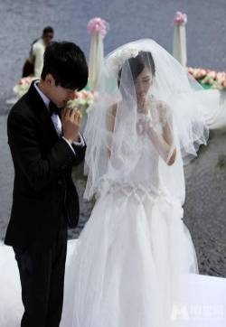 谢娜张杰香格里拉婚礼现场照片曝光 谢娜图片张杰图片