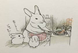十二生肖兔图片  可爱卡通软兔子手绘插画图片