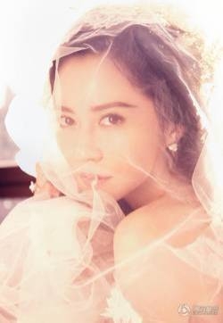 俞飞鸿唯美婚纱照图片