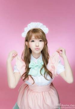 韩国模特朴善慧yurisa清纯可爱小女仆COS写真
