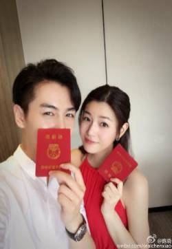 陈晓陈妍希甜蜜情侣写真