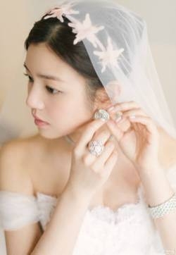 陈妍希唯美婚纱照性感摄影图片 让我们一起祝福爱情