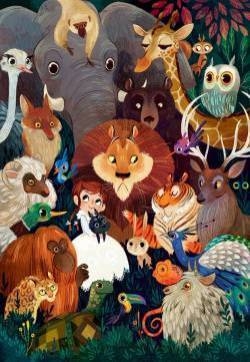 绿野仙踪儿童插画图片：和桃乐丝一起的童话冒险