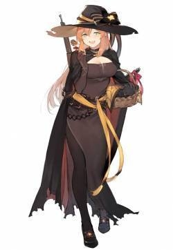 少女前线官方人物立绘图片之万圣节高清图片