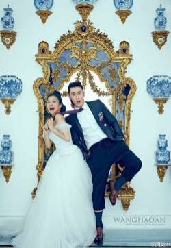 钟丽缇张伦硕婚纱照大片摄影图片 明星图片