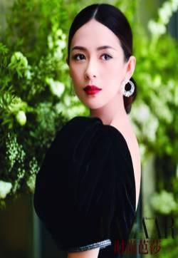 章子怡《时尚芭莎》最新写真图片