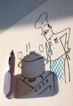 影子插画创意设计图片精选