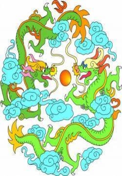 十二生肖龙卡通龙纹图片（一）