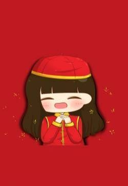 卡通人物新年拜年可爱图片