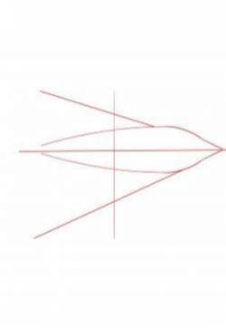 b-2隐形轰炸机简笔画图片 飞机简笔画图片