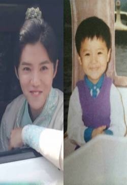 鹿晗小时候图片：很会穿衣服的傻狍子​​​​