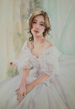 李小璐唯美图片 李小璐手绘图片