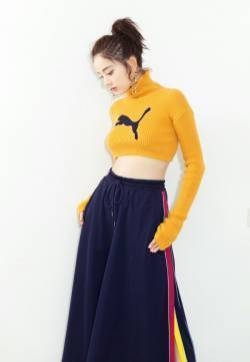 古力娜扎毛衣活力十足高清图片图片