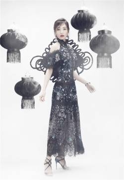 郑罗茜万圣节时尚写真图片