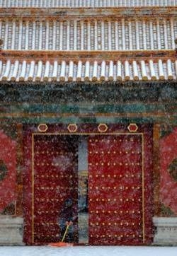 北京雪景图片 北京故宫雪天风景图片
