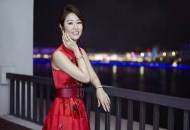 林心如图片 林心如中式礼服性感图片