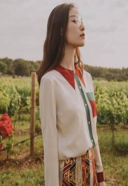 倪妮清新田园风写真图片