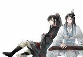 魔道祖师同人手绘卡通图片
