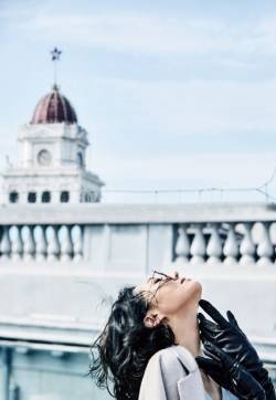 许晴妩媚时尚大片写真图片