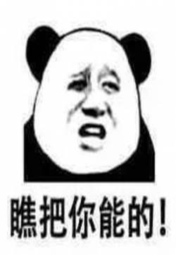 瞧把你能的熊猫头表情包