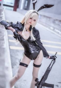 少女前线美女丝袜性感cos写真图片