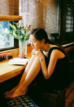王玉雯清新文艺日系写真图片